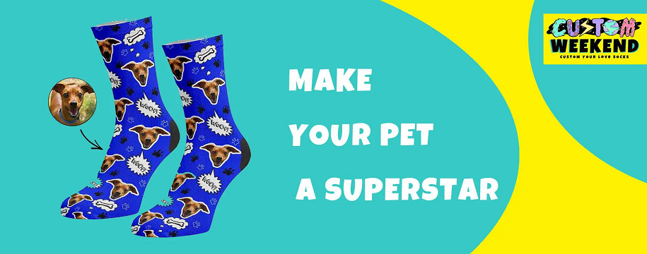 Create The Best-customized Socks Using Your Dog’s Pic!